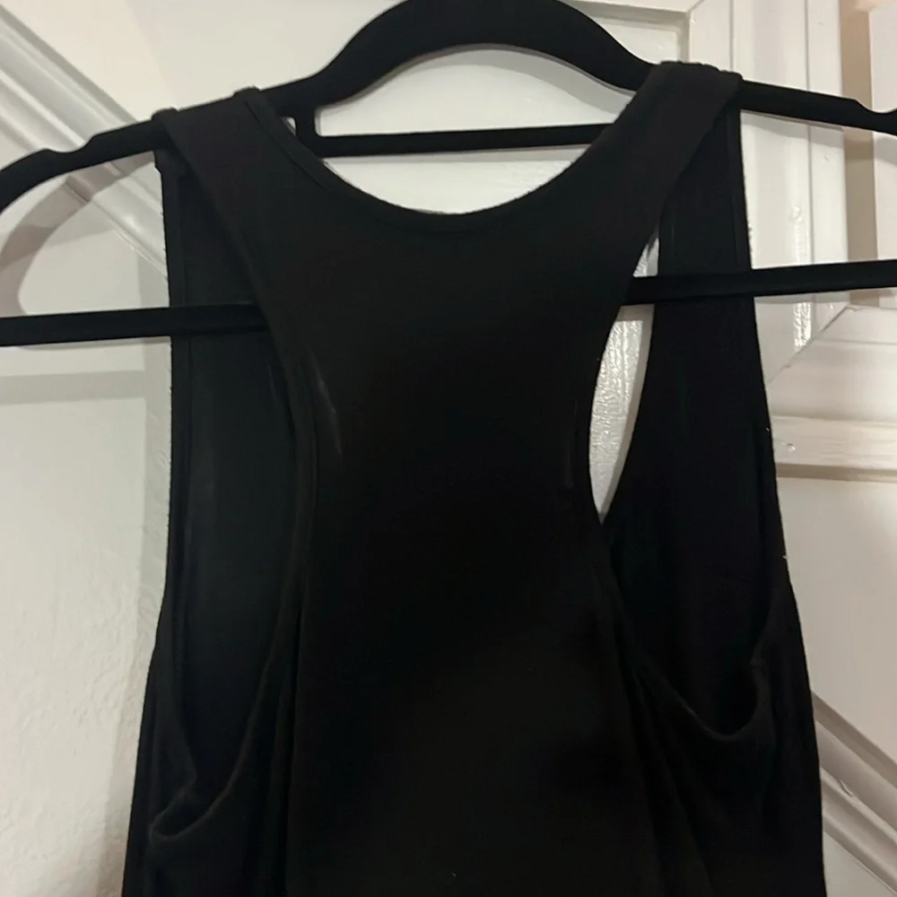 PattyBoutik Black and Cream Halter‎ Maxi Sundress - Picture 5 of 10